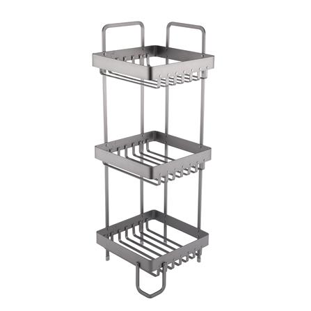 ชั้นวางของอะลูมิเนียมตั้งพื้น 3 ชั้น MOYA KU291.J