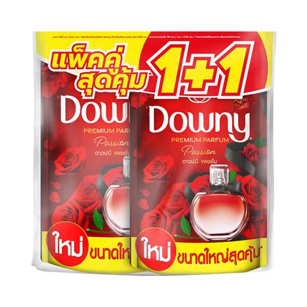 รีฟิลน้ำยาปรับผ้านุ่ม DOWNY PASSION 1 ลิตร แพ็กคู่_0