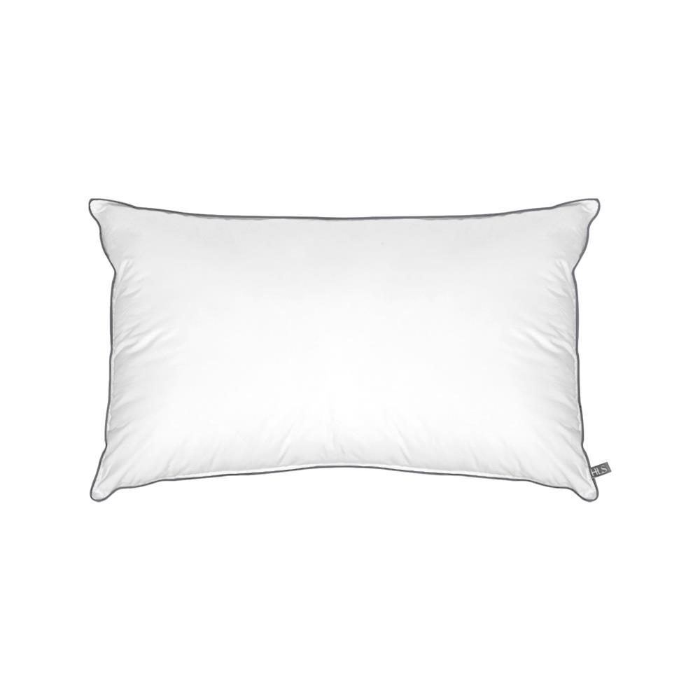 หมอนหนุน ใยบอลไมโครไฟเบอร์ HOME LIVING STYLE EXTRA LUXURY 22x35 นิ้ว สีขาว