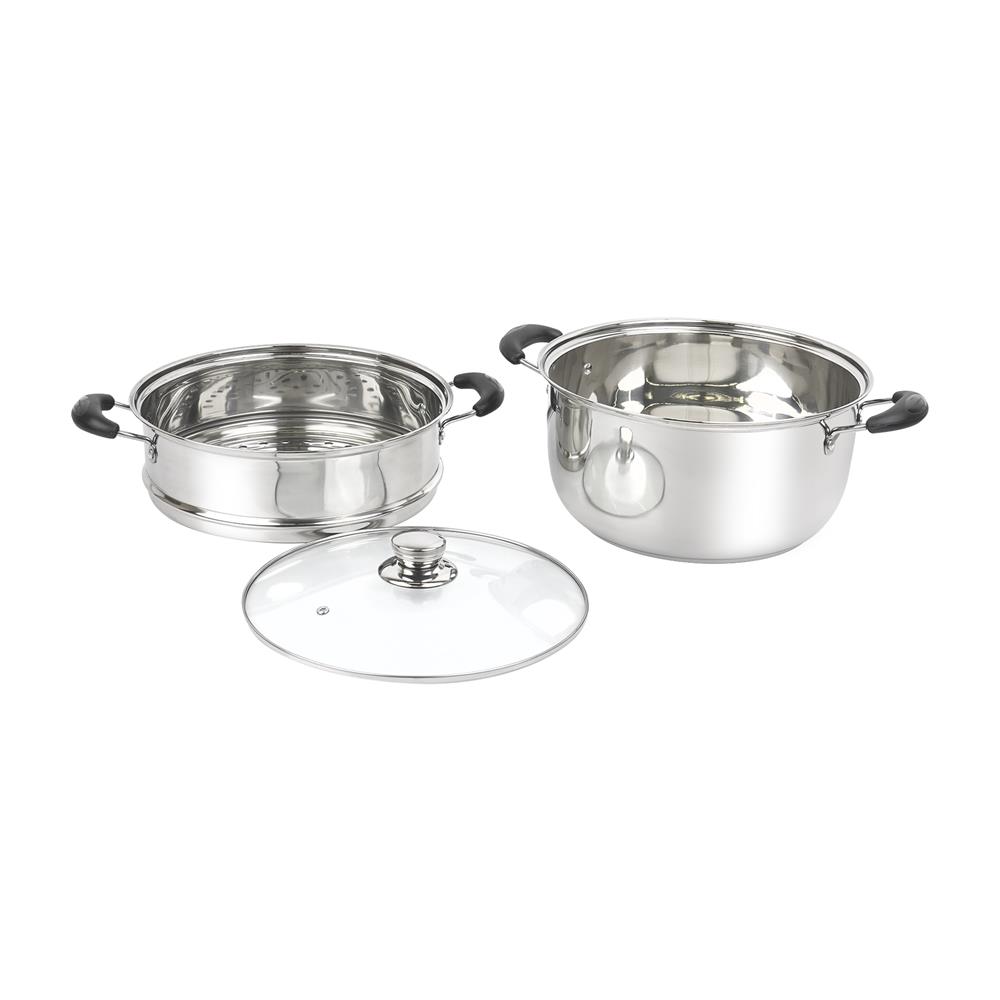 ชุดหม้อนึ่งพร้อมฝา 28 ซม. EKONO MIND 3 ชิ้น