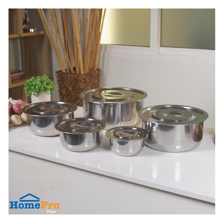 ชุดหม้อแขกพร้อมฝา 14,18,22,26,30 ซม. ME LIVING MIND 10 ชิ้น_5