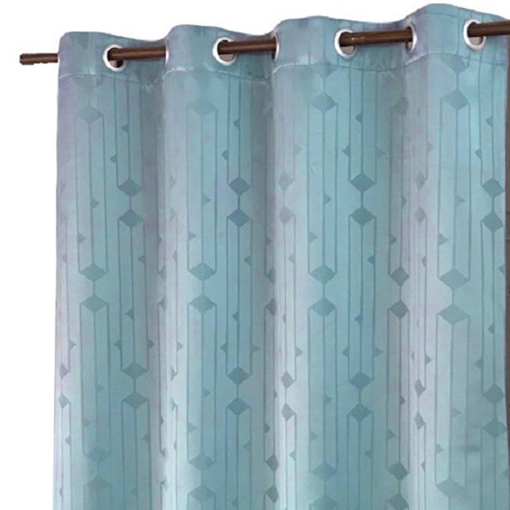 ผ้าม่าน EYELET HOME LIVING STYLE SCILLA UV 145X220 ซม. สีฟ้า