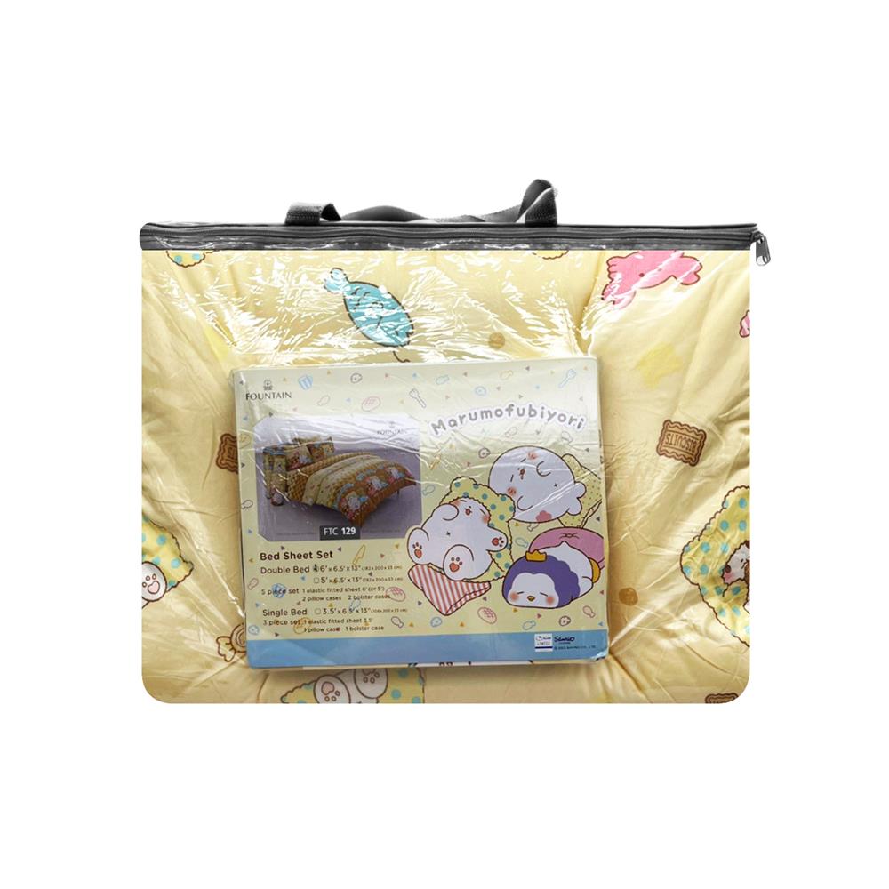 ชุดผ้าปูที่นอน 6 ฟุต 6 ชิ้น FOUNTAIN MARUMO 70209-FTC129