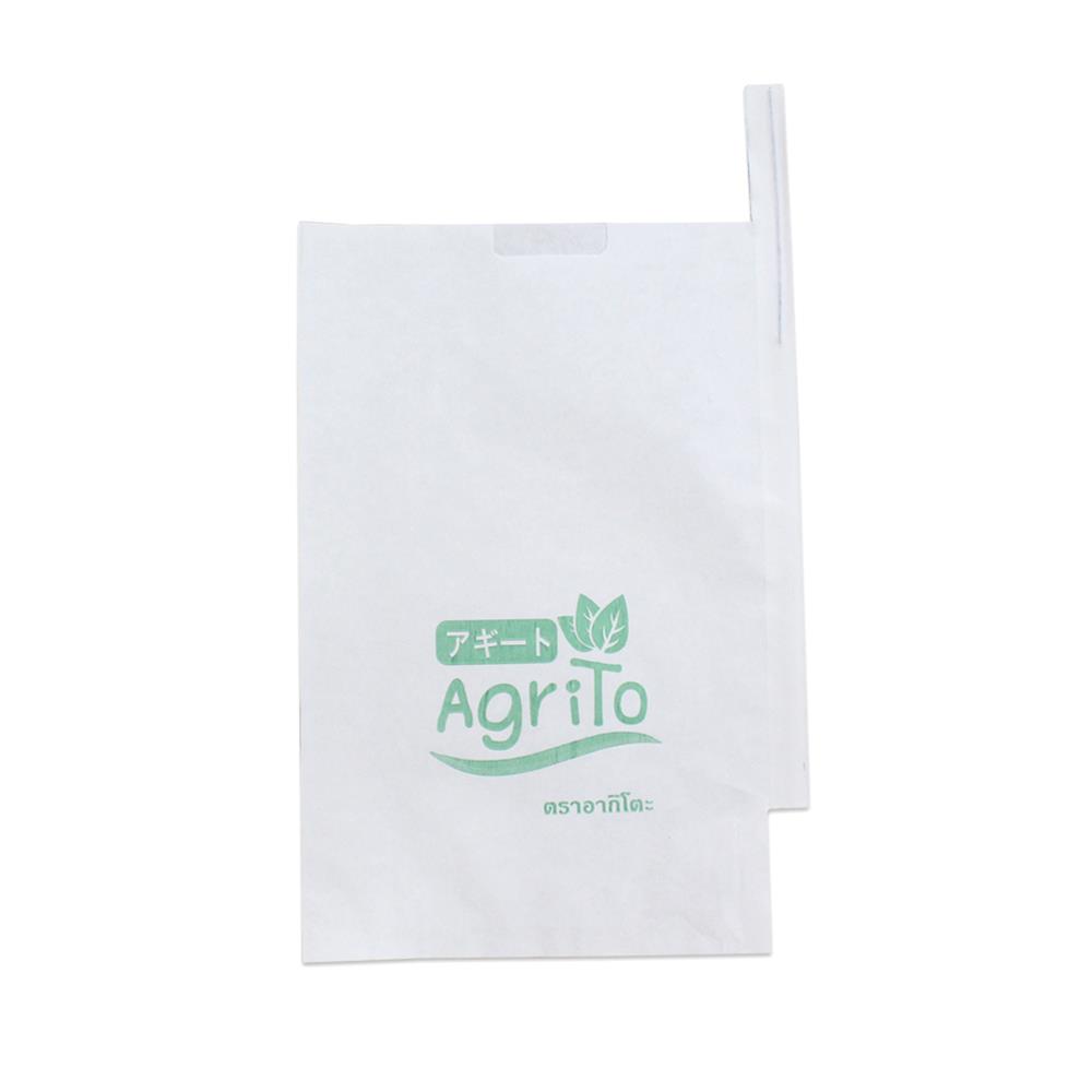 ถุงห่อผลไม้ กระดาษ อากิโตะ 22X32 ซม. สีขาว แพ็ก 100 ใบ