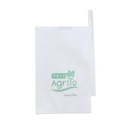 ถุงห่อผลไม้ กระดาษ อากิโตะ 22X32 ซม. สีขาว แพ็ก 100 ใบ