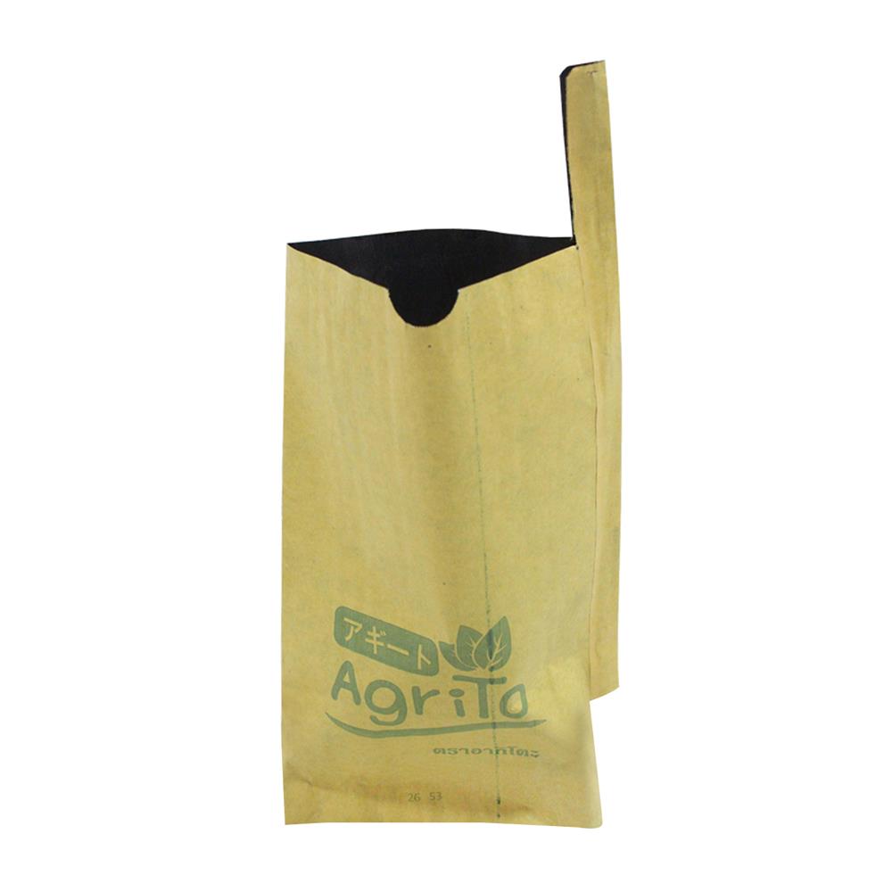 ถุงห่อผลไม้ คาร์บอน อากิโตะ 18X28 ซม. สีน้ำตาล แพ็ก 100 ใบ