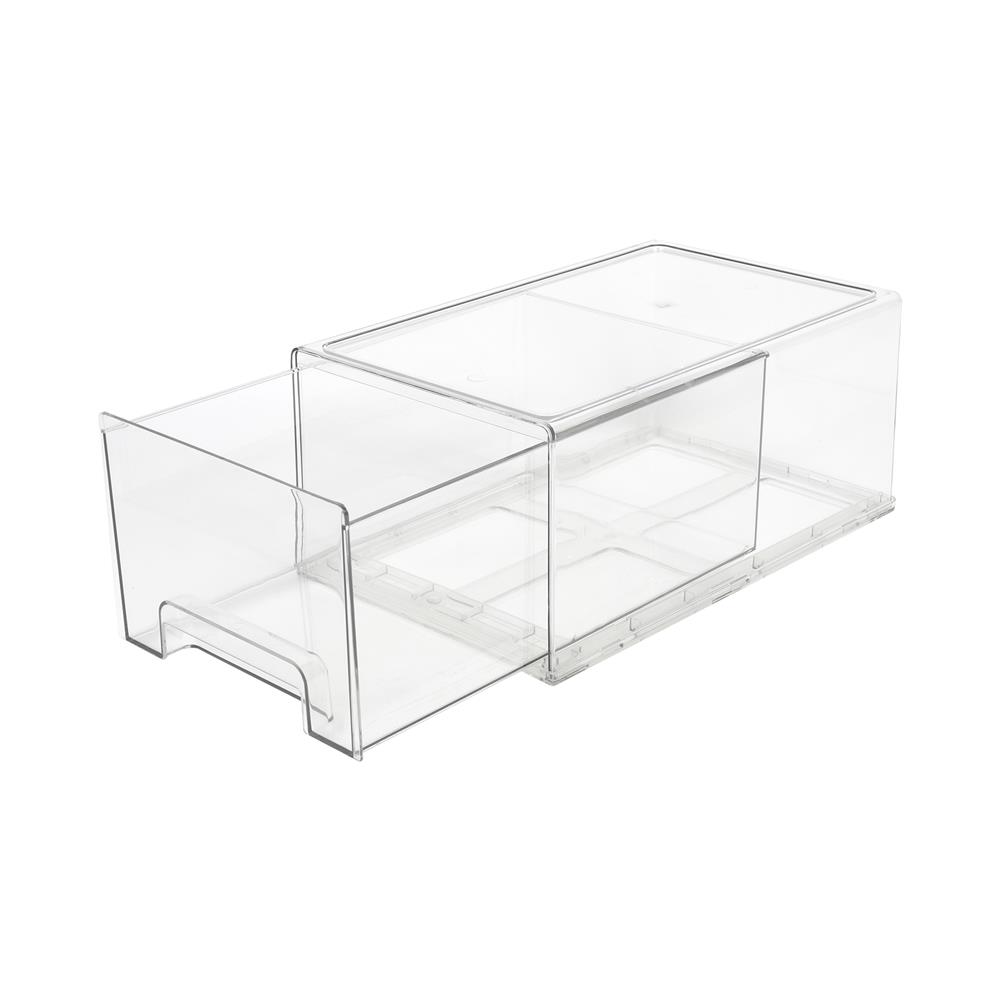 กล่องลิ้นชัก MAKEUP STACKO L 33.5x20.5x15 ซม. สีใส