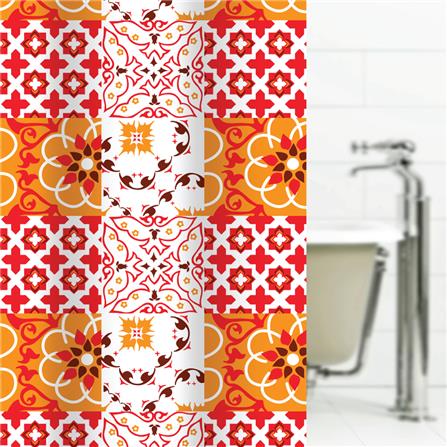 ม่านห้องน้ำ POLYESTER WSP SCP-23/A7198 180X180 ซม._2