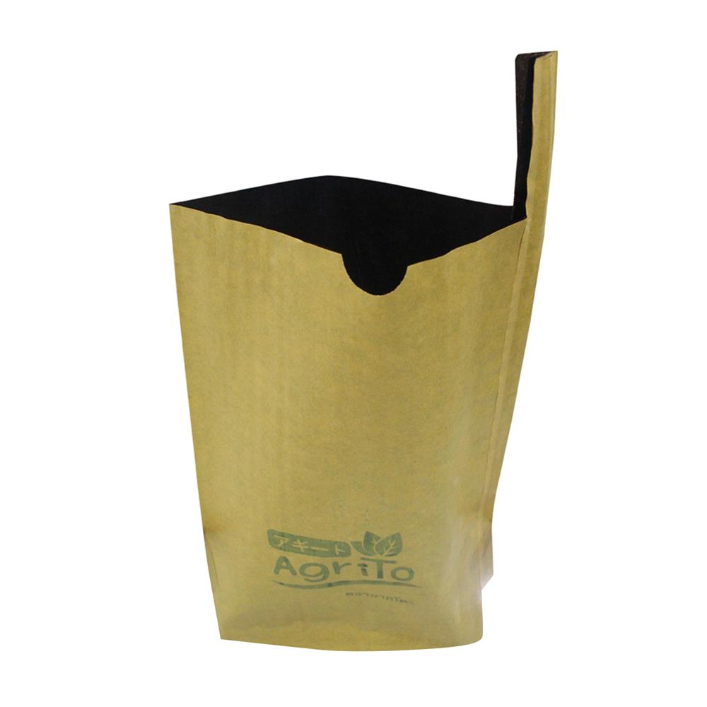 ถุงห่อผลไม้ คาร์บอน อากิโตะ 22X36 ซม. สีน้ำตาล แพ็ก 100 ใบ