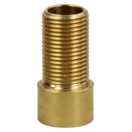 ข้อต่อหกเหลี่ยมทองเหลือง CITY 1/2 นิ้ว x 50 มม. สีบรอนซ์เงิน_0