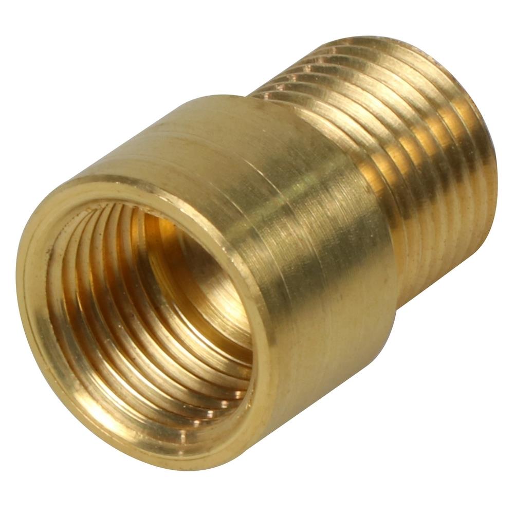 ข้อต่อหกเหลี่ยมในทองเหลือง CITY 1/2 นิ้ว x 35 มม. สีบรอนซ์เงิน