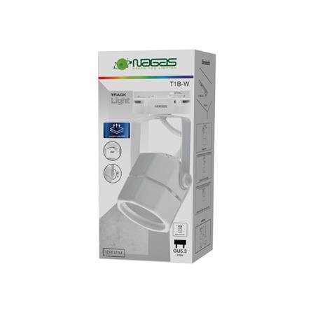 แทรคไลท์ ติดราง GU5.3 NAGAS T1B-B สีขาว_2