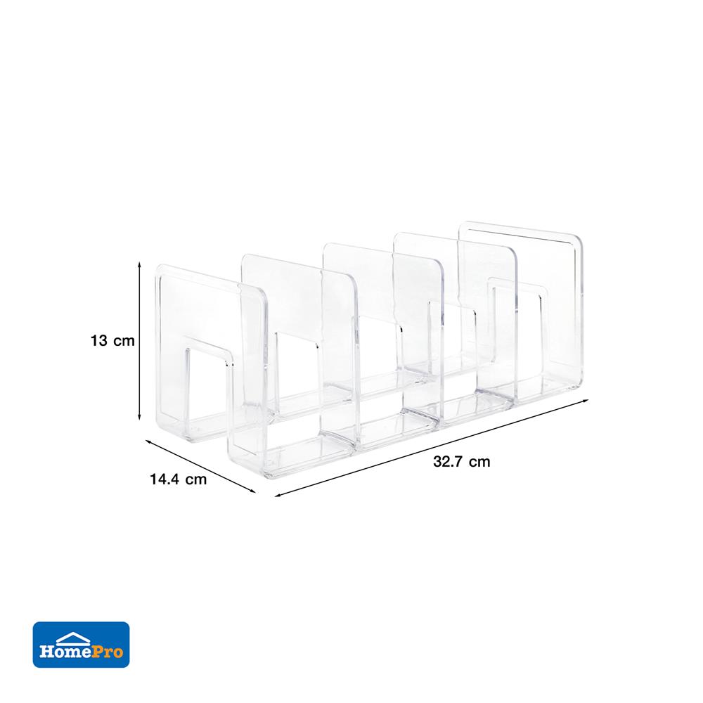 ถาดแบ่ง 4 ช่อง STACKO BAG 32.7x14.4x13 ซม. สีใส