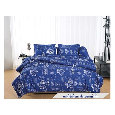 ชุดผ้าปูที่นอน 6 ฟุต 5 ชิ้น FOUNTAIN MINION 70106-FTC130