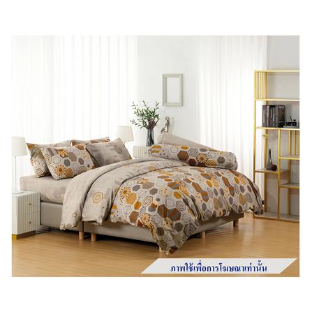 ชุดผ้าปูที่นอน 6 ฟุต 5 ชิ้น FOUNTAIN PRINTED 70106-FT075