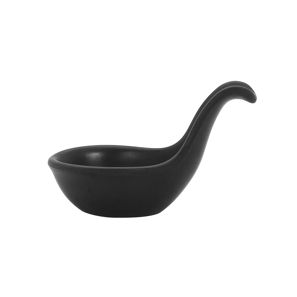 ถ้วยทรงช้อนเมลามีน 3.5 นิ้ว UNICA ORGANIC สีดำ