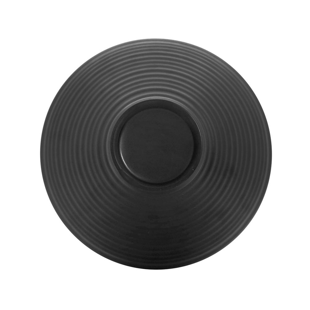 ชามเมลามีนปากบาน 9 นิ้ว UNICA ORGANIC สีดำ