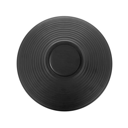 ชามเมลามีนปากบาน 9 นิ้ว UNICA ORGANIC สีดำ_2