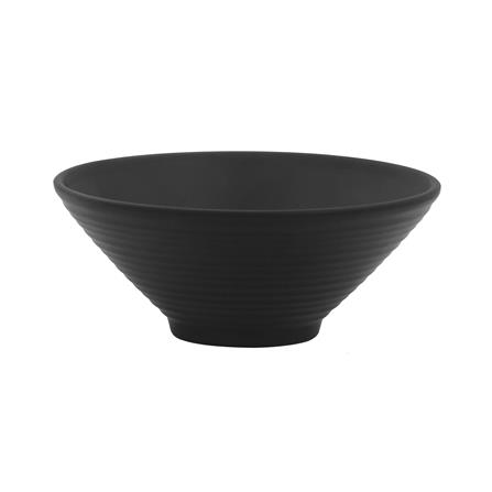 ชามเมลามีนปากบาน 7 นิ้ว UNICA ORGANIC สีดำ_0