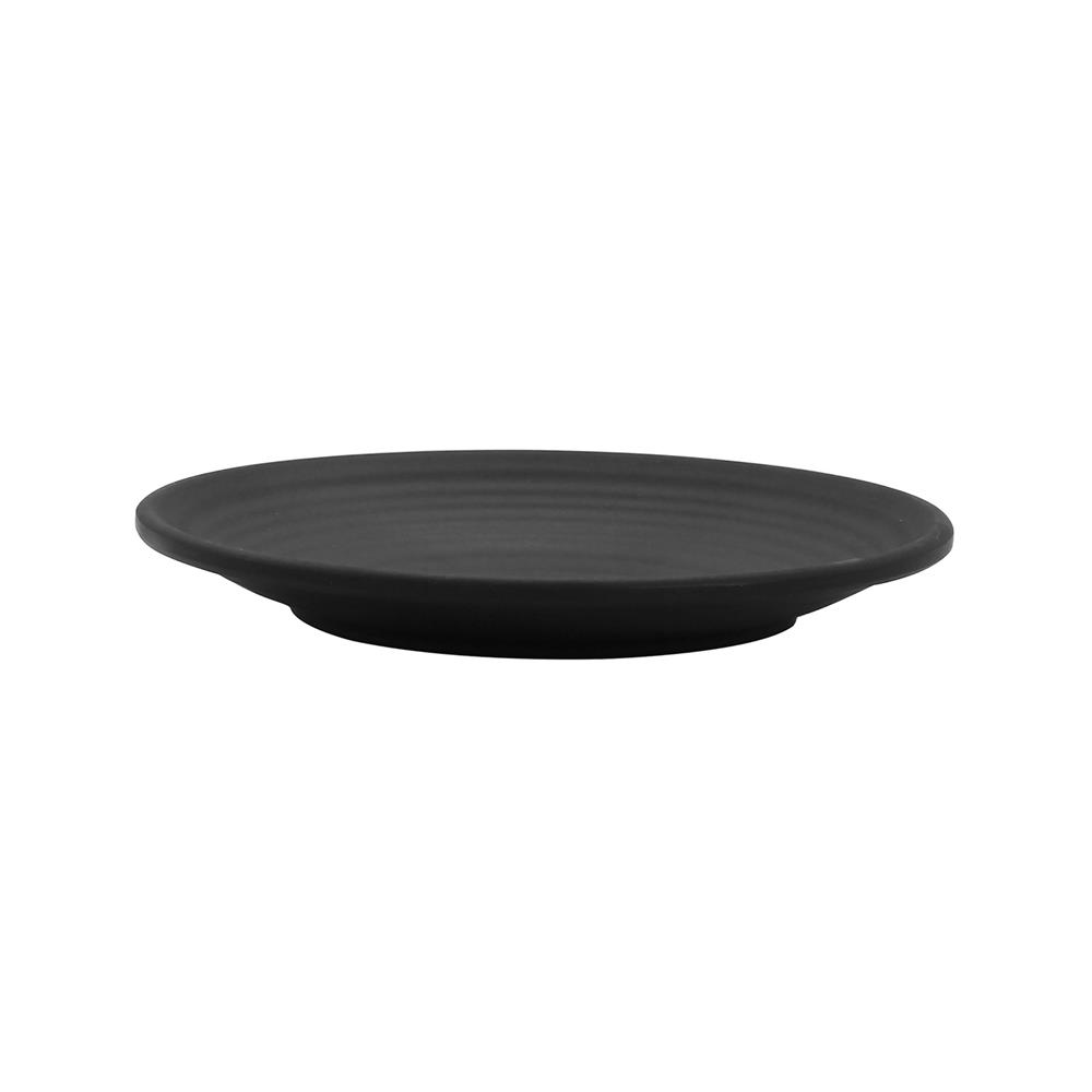 จานเมลามีน 6 นิ้ว UNICA ORGANIC สีดำ