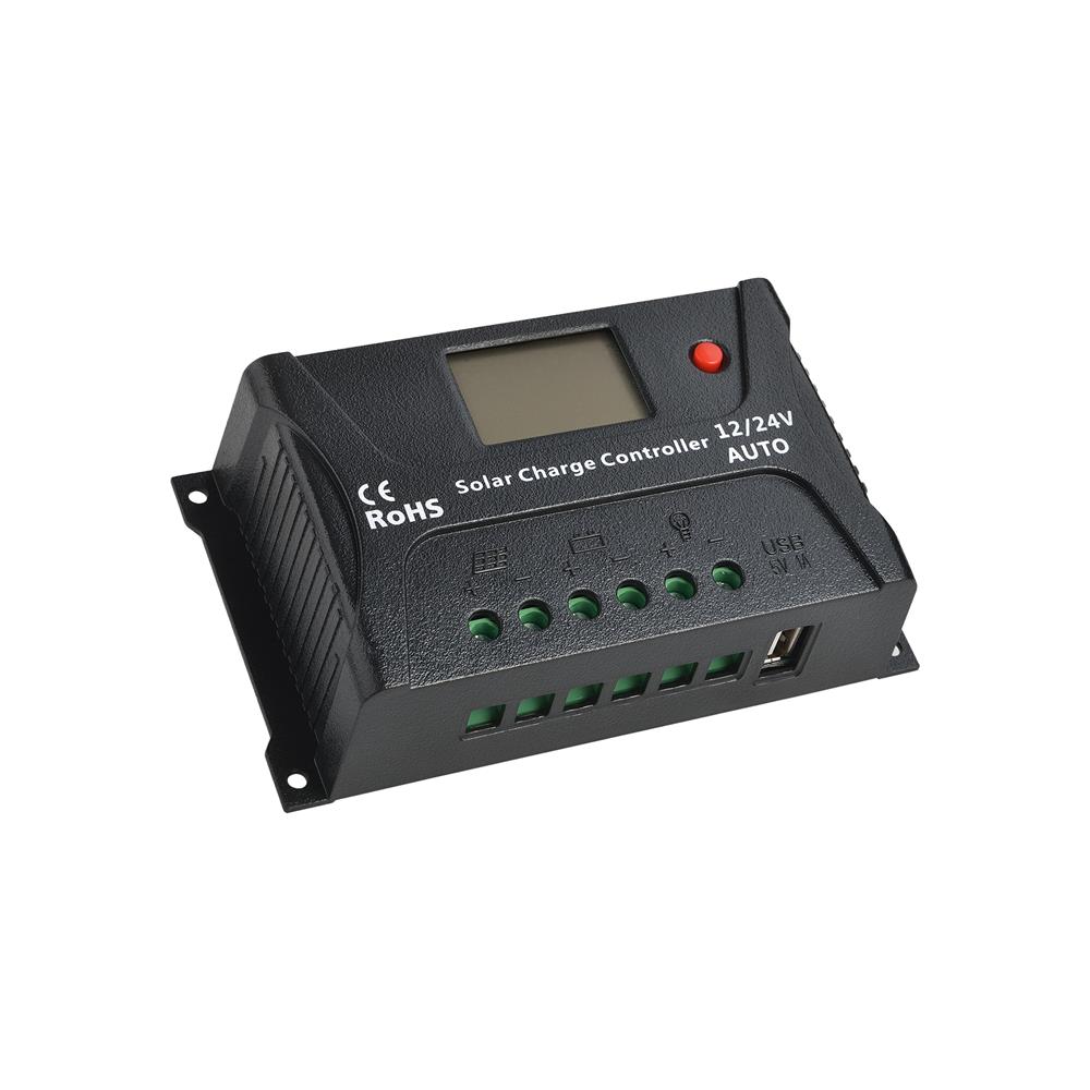 คอนโทรลชาร์จโซลาร์ PWM TRANSPOWER HC2430 30 แอมป์ 12/24 โวลต์