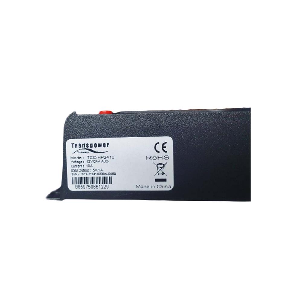 คอนโทรลชาร์จโซลาร์ PWM TRANSPOWER VS 10 แอมป์ 12/24 โวลต์