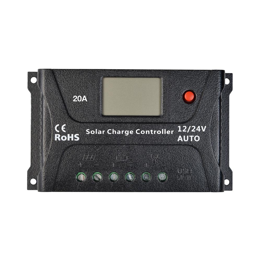 คอนโทรลชาร์จโซลาร์ PWM TRANSPOWER HC2420 20 แอมป์ 12/24 โวลต์