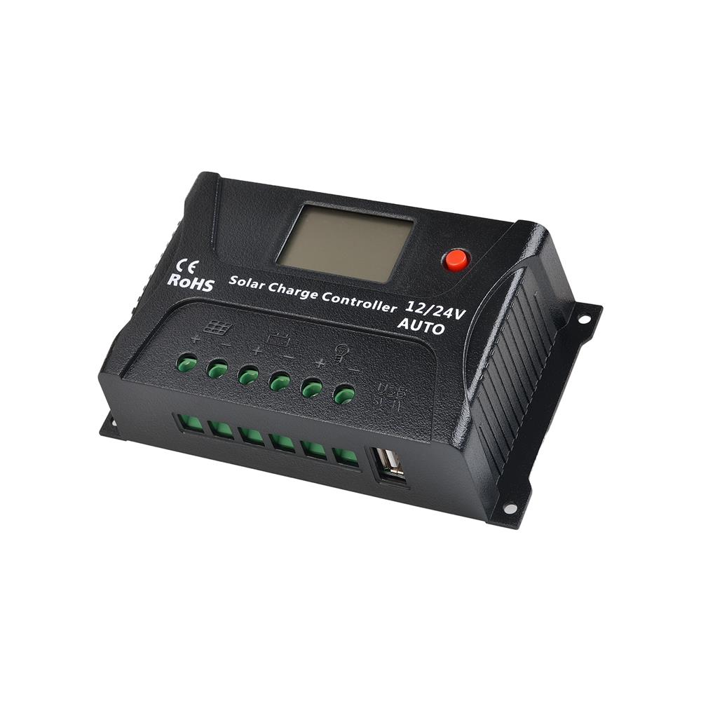 คอนโทรลชาร์จโซลาร์ PWM TRANSPOWER HC2420 20 แอมป์ 12/24 โวลต์