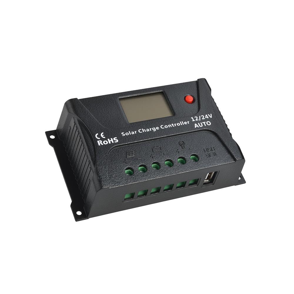 คอนโทรลชาร์จโซลาร์ PWM TRANSPOWER HC2420 20 แอมป์ 12/24 โวลต์