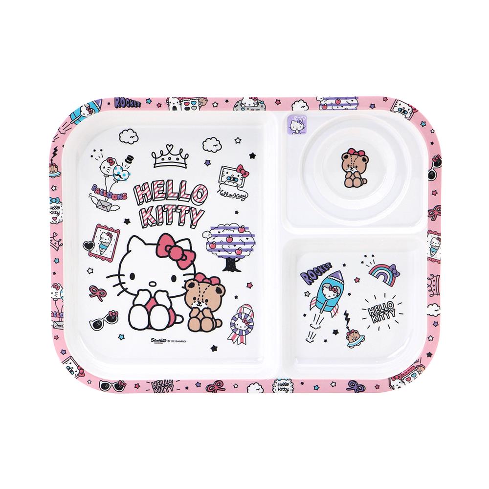 ถาดหลุมเมลามีน 10.5 นิ้ว SUPERWARE KITTY DREAM