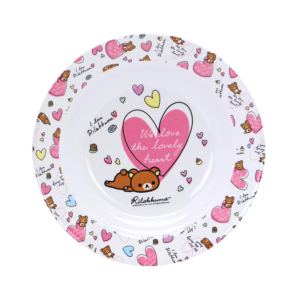 จานเมลามีนลึก 8 นิ้ว SUPERWARE RILAKKUMA LOVELY HEART