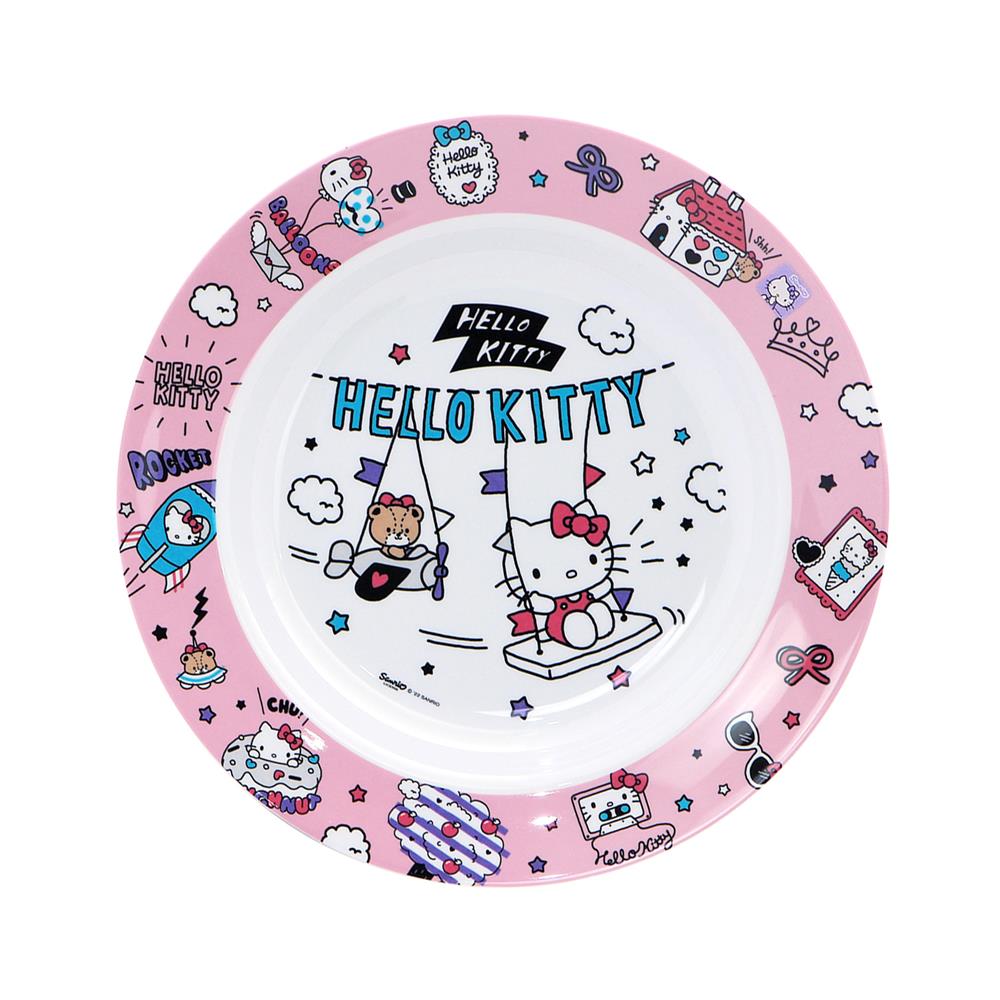 จานเมลามีนลึก 9 นิ้ว SUPERWARE KITTY DREAM