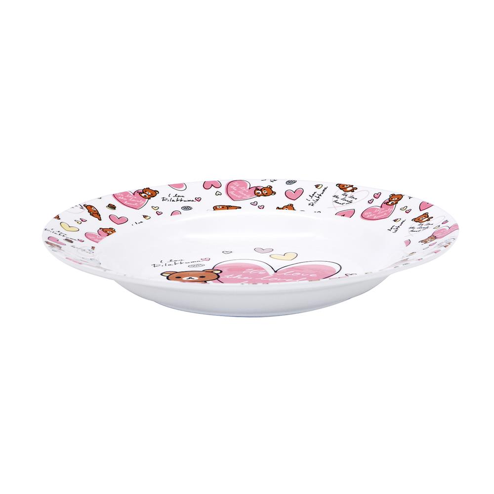 จานเมลามีนลึก 9 นิ้ว SUPERWARE RILAKKUMA LOVELY HEART