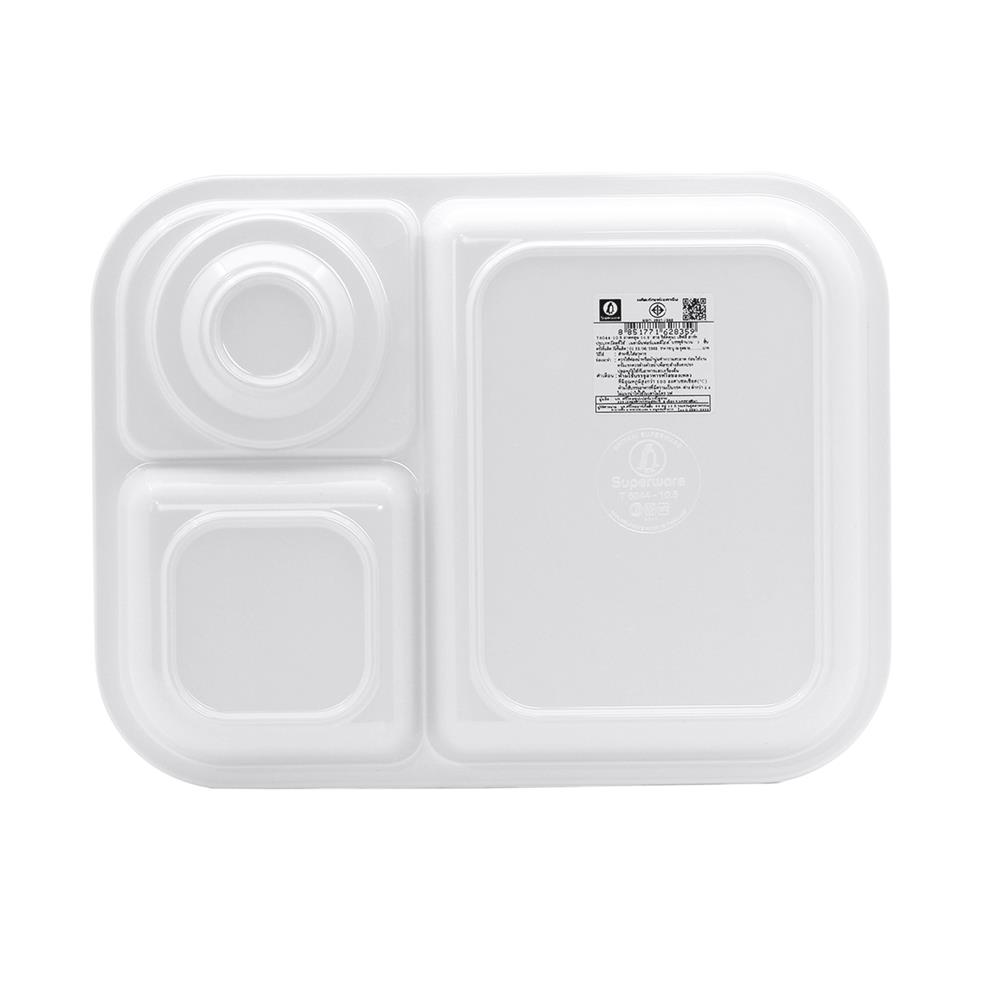 ถาดหลุมเมลามีน 10.5 นิ้ว SUPERWARE RILAKKUMA LOVELY HEART