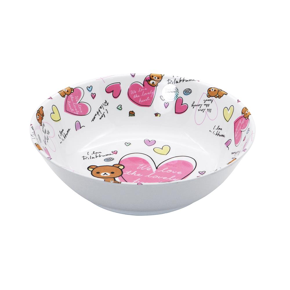 ชามเมลามีน 7.5 นิ้ว SUPERWARE RILAKKUMA LOVELY HEART