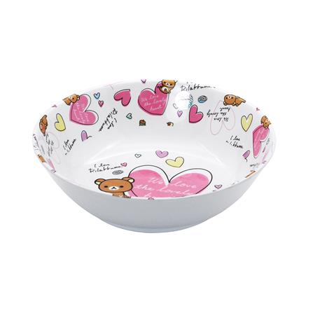 ชามเมลามีน 7.5 นิ้ว SUPERWARE RILAKKUMA LOVELY HEART_0