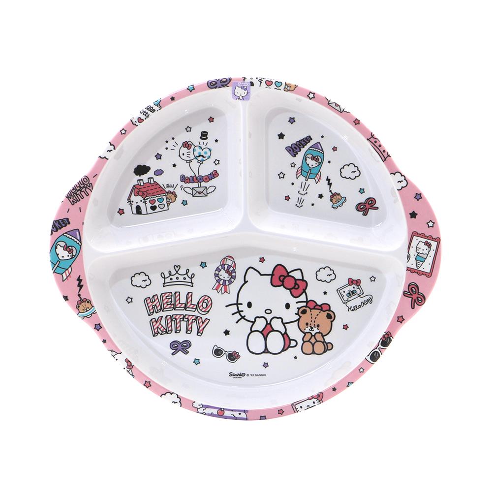 ถาดหลุมเมลามีน 11 นิ้ว SUPERWARE KITTY DREAM