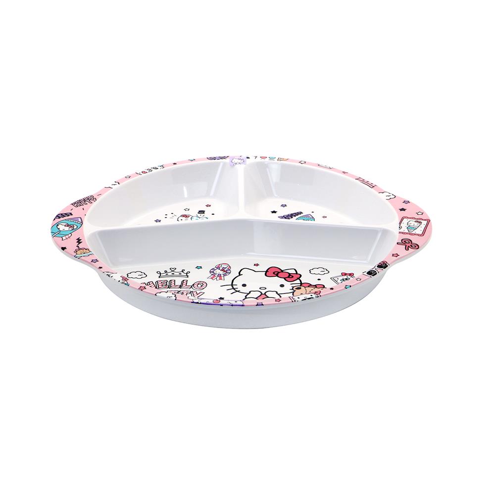 ถาดหลุมเมลามีน 11 นิ้ว SUPERWARE KITTY DREAM