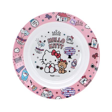 จานเมลามีนลึก 8 นิ้ว SUPERWARE KITTY DREAM_2