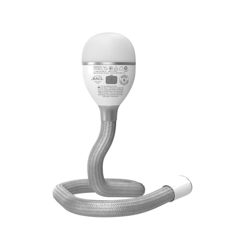 ไฟส่องสว่างไร้สาย BLACK&DECKER SNAKE LIGHT BDCFSL01-B1 4 โวลต์