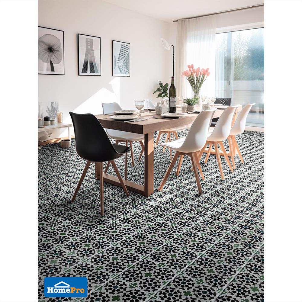 กระเบื้องพื้นพอร์ซเลน 20x20 ซม. TARA คลาสสิค มัลติคัลเลอร์ A 1 ตร.ม.