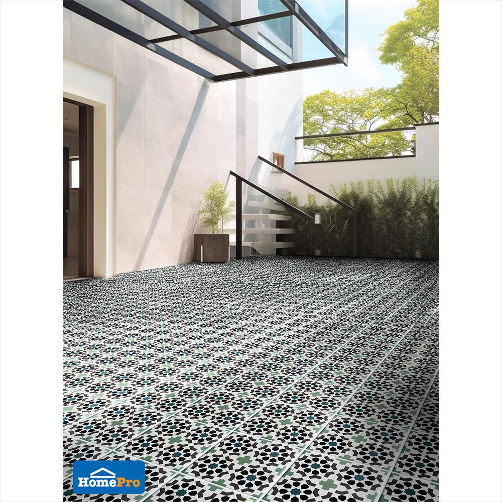 กระเบื้องพื้นพอร์ซเลน 20x20 ซม. TARA คลาสสิค มัลติคัลเลอร์ A 1 ตร.ม.