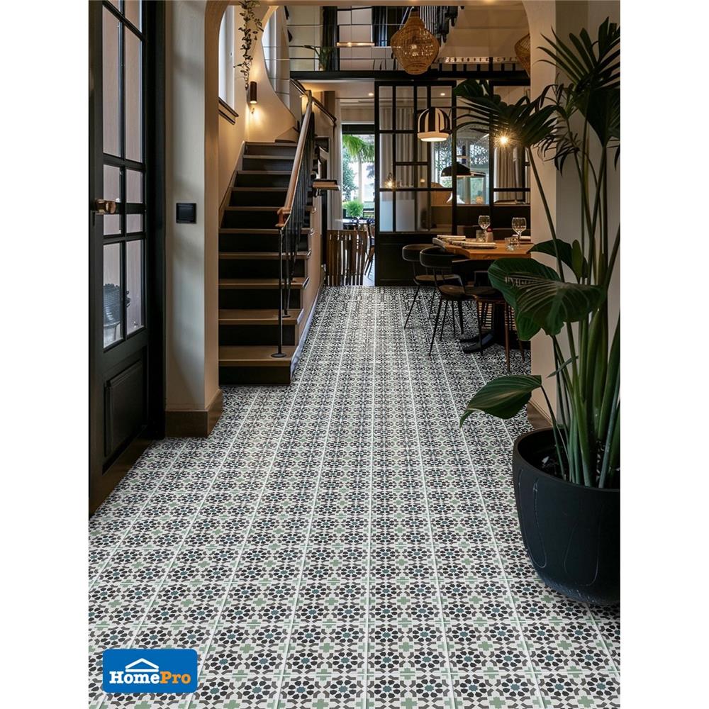 กระเบื้องพื้นพอร์ซเลน 20x20 ซม. TARA คลาสสิค มัลติคัลเลอร์ A 1 ตร.ม.