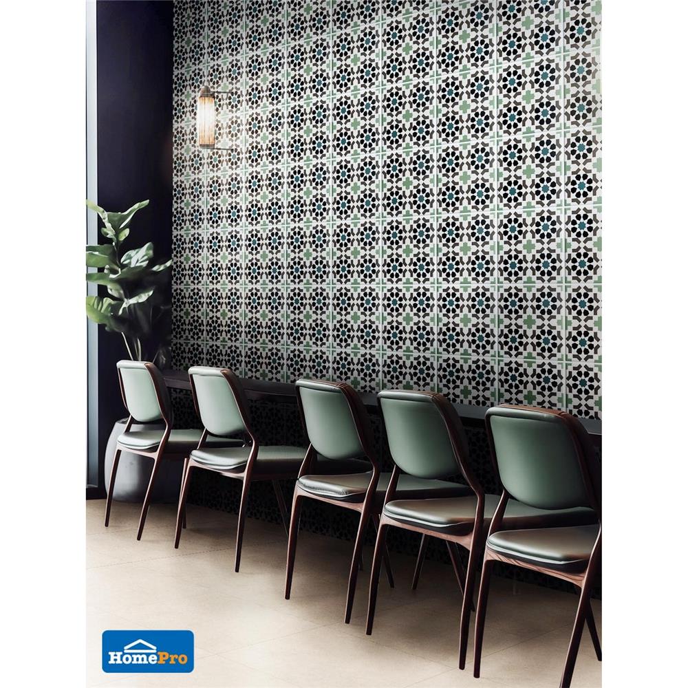 กระเบื้องพื้นพอร์ซเลน 20x20 ซม. TARA คลาสสิค มัลติคัลเลอร์ A 1 ตร.ม.