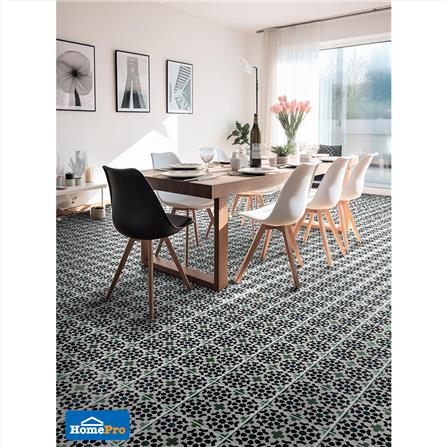 กระเบื้องพื้นพอร์ซเลน 20x20 ซม. TARA คลาสสิค มัลติคัลเลอร์ A 1 ตร.ม._1