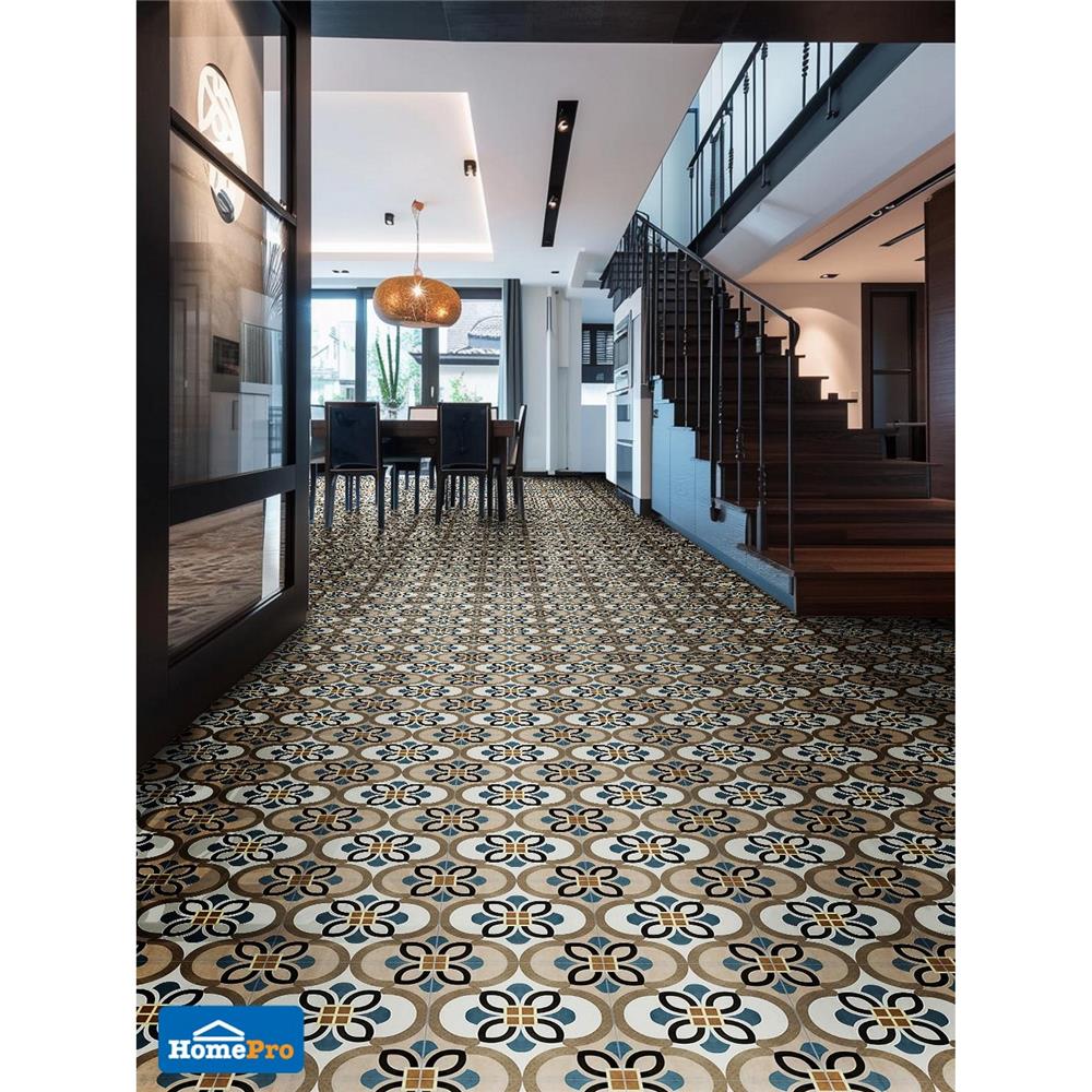 กระเบื้องพื้น 20x20 ซม. TARA ไคโอไลต์ มัลติคัลเลอร์ 1 ตร.ม.