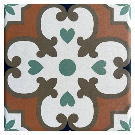 กระเบื้องพื้นพอร์ซเลน 20x20 ซม. TARA แฮชเซล มัลติคัลเลอร์ A 1 ตร.ม.