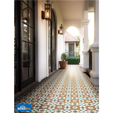 กระเบื้องพื้นพอร์ซเลน 20x20 ซม. TARA แฮชเซล มัลติคัลเลอร์ A 1 ตร.ม._5