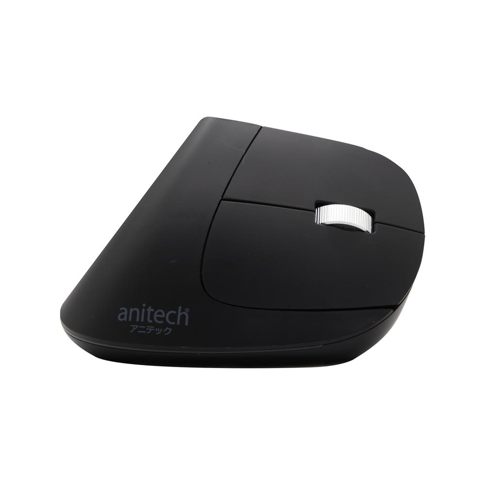 เมาส์ไร้สาย ERGONOMIC ANITECH W230 สีดำ