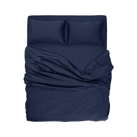 ชุดผ้าปูที่นอน 6 ฟุต 5 ชิ้น BENEATH NAVY BLUE สีน้ำเงินเข้ม_5